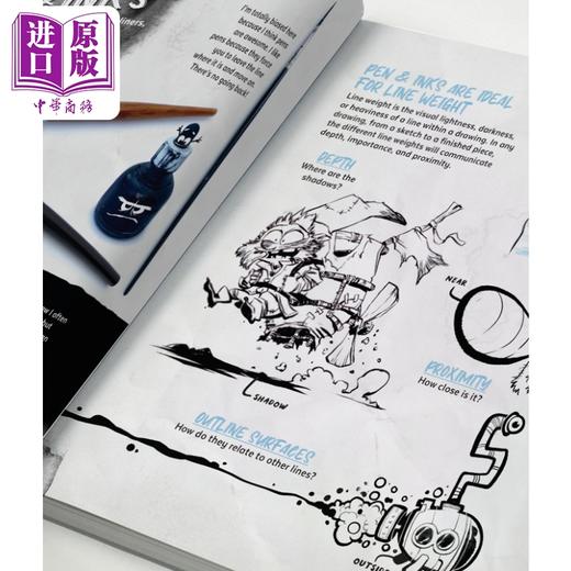 【中商原版】Draw!: Brett Bean 进口艺术 画吧! 布雷特·比恩解析绘画艺术 3dtotal 绘画涂鸦漫画教学 商品图4