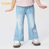 巴拉巴拉童装女童牛仔裤喇叭裤2025夏季新款长裤凉感 商品缩略图1