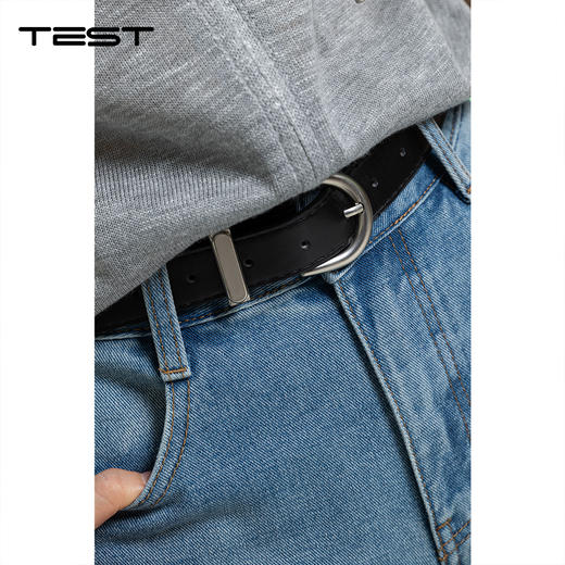 夏上新高腰阔腿宽松显瘦做旧水洗牛仔八分裤3262023 商品图5