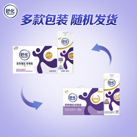 伊利舒化高钙无乳糖牛奶220ml*12 商品图0