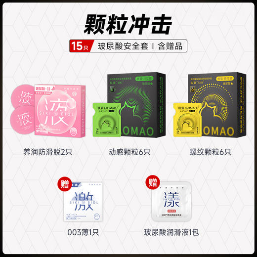 【隐私发货】 SIKI私激爆款产品组合 003 玻尿酸安全套 商品图2