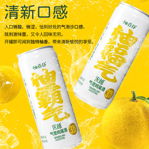 【专享】柚香谷宋柚气泡鸡尾酒330ml*12罐 商品图8
