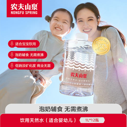 农夫山泉-婴儿水1*12*1L-纸箱装 商品图1