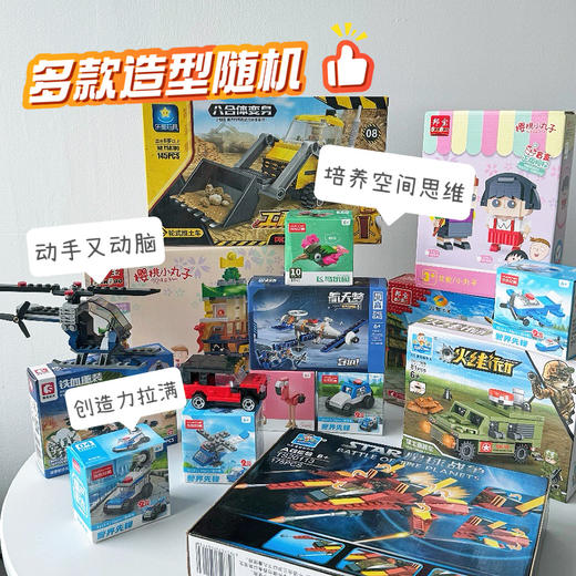 严选  | 49.9元14盒品牌积木 6大盒2中盒6小盒 玩具展清仓 款式随机不重新 商品图2