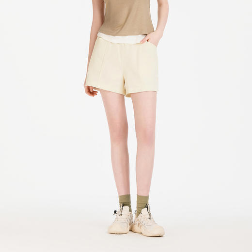 森马休闲裤女夏季凉感宽松纯色短裤女生简约风基础时尚百搭直筒裤 商品图2