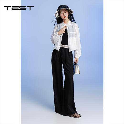 夏上新韩系清爽松弛透气立领长袖防晒服2262016 商品图2