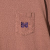 Needles S/S Pocket - Cotton Jersey 复古棉蝴蝶刺绣短袖口袋T恤 商品缩略图1