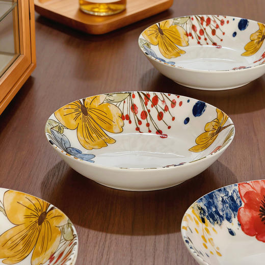 【超值好价 到手4个】瓷县令 8英寸莫奈花野餐盘 商品图2