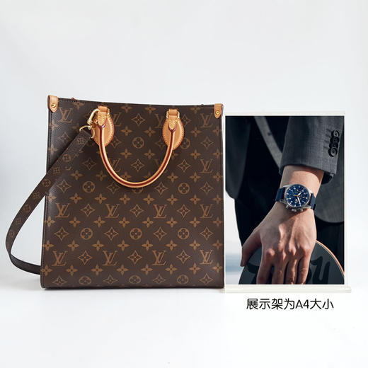 【95新】LV路易威登M45848中号老花Sac plat琴谱包手提单肩包女士140426AK10 商品图9