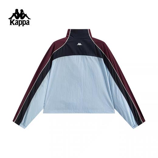 XXMKappa卡帕背靠背运动外套女士新款复古立领撞色条纹夹克休闲上衣 商品图1