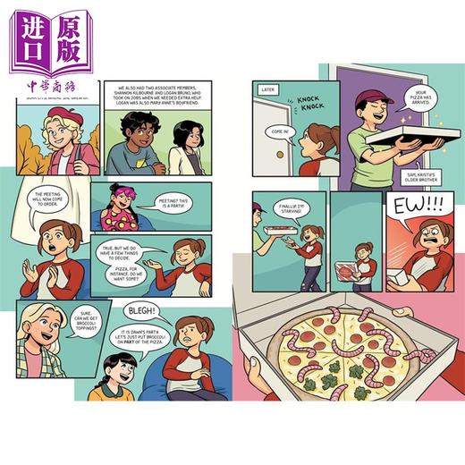 预售 【中商原版】保姆俱乐部 图像小说 19 海边黎明 Dawn on the Coast A Graphic Novel 英文原版 Arley Nopra Ann M Martin 商品图3
