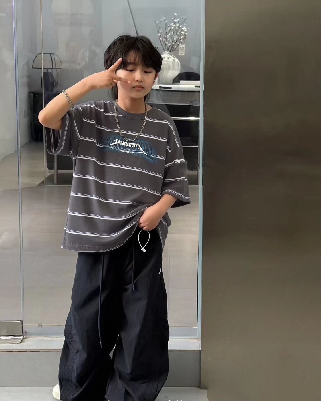 扒款工厂青少年短袖T，最大180尺码  26Y04081-