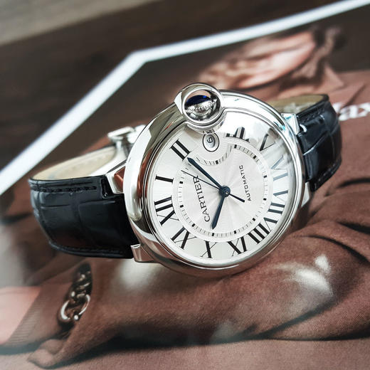 【95新】CARTIER 卡地亚WSBB0039自动机械机芯日期显示40MM（男款）蓝气球系列精钢130426AK02 商品图4