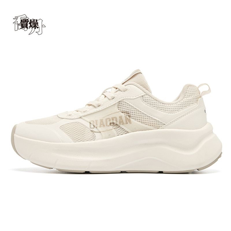 MJ乔丹运动鞋女鞋2026春季新款网面透气轻便厚底休闲鞋QDL042252433