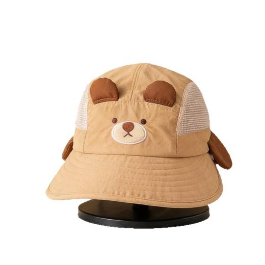 【轻薄透气不闷热、优质面料安全舒适】宝宝防晒帽春夏季婴幼儿遮阳渔夫帽大帽檐薄款可拆卸男女童太阳帽.TA 商品图4