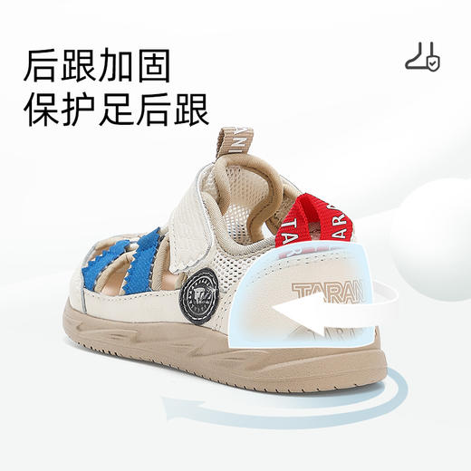 泰兰尼斯夏季婴童段舒适透气包头防踢凉鞋T07T5B7283 商品图2