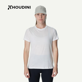 HOUDINI胡丁尼 Tree Tee 树 女户外透气速干莱塞尔天丝短袖T恤130954/840045