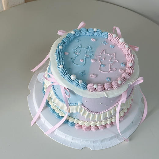 蓝粉小猫 商品图1