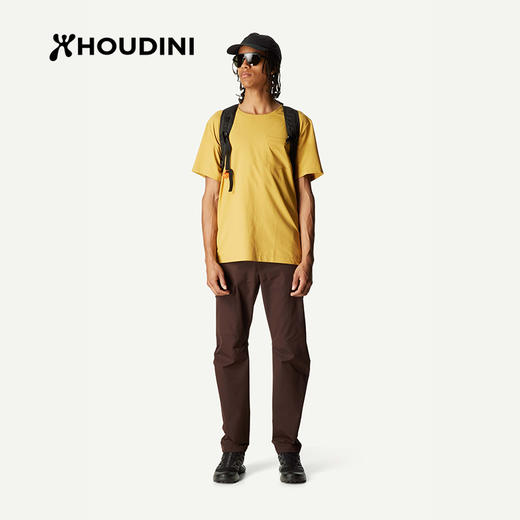 HOUDINI胡丁尼 Cover Tee 守护 男款户外舒适透气速干短袖840018 商品图1