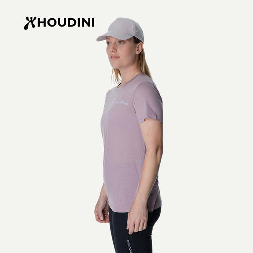 HOUDINI胡丁尼 Tree Message Tee 树语女户外凉爽印花天丝短袖T恤 840046/131024 商品图7
