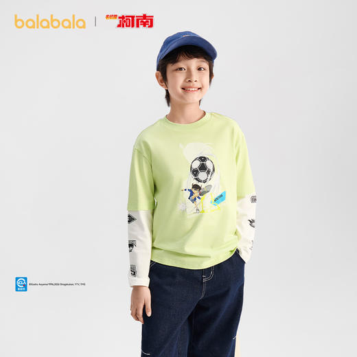 【名侦探柯南IP商场同款】巴拉巴拉男长袖t恤儿童2026春新款纯棉 商品图1