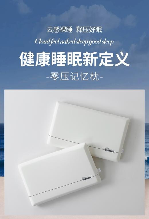 【秒杀】GRACE SPACE格调空间零压记忆枕  买一送一 商品图1