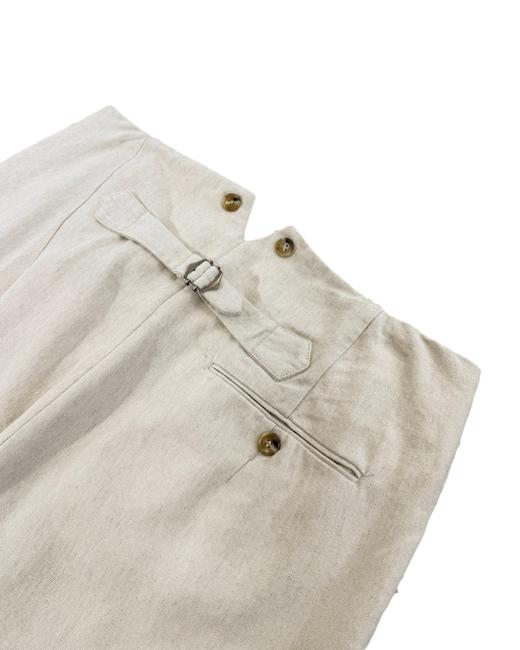 男款亚麻丝质休闲裤长裤ba005 商品图2