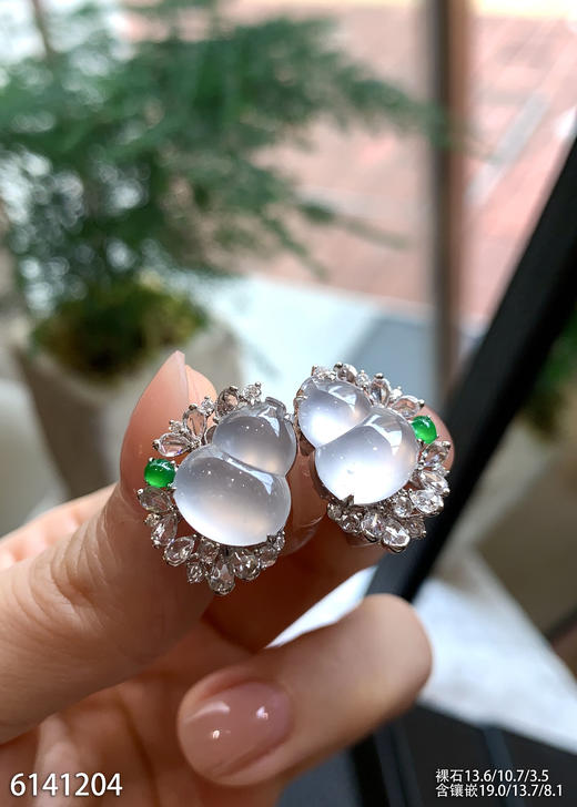 6141204，葫芦耳钉。具体价格微信咨询 商品图3