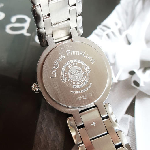 【95新】LONGINES 浪琴L8.111.4.71.6自动机械机芯日期显示26.5MM（女款）心月系列精钢310326HS09 商品图6