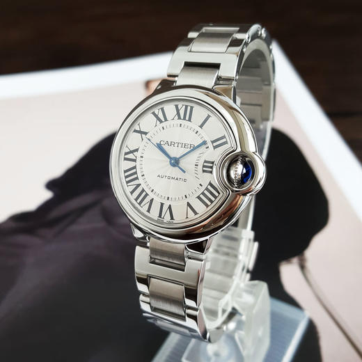 【95新】CARTIER 卡地亚W6920071自动机械机芯33MM（女款）蓝气球系列精钢130426AK15 商品图1