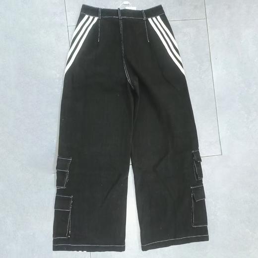 BS个性设计织带阔腿牛仔裤 冬季 999014620619 商品图2