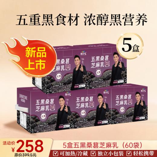 五黑桑葚芝麻乳  180克/袋   12袋/盒 商品图2