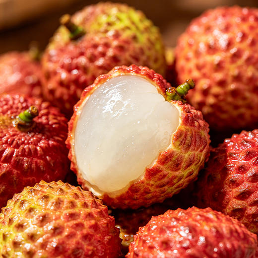 新鲜水果 果肉饱满桂花香荔枝 500g 商品图1