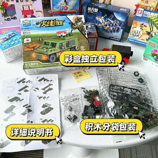 严选  | 49.9元14盒品牌积木 6大盒2中盒6小盒 玩具展清仓 款式随机不重新 商品图10