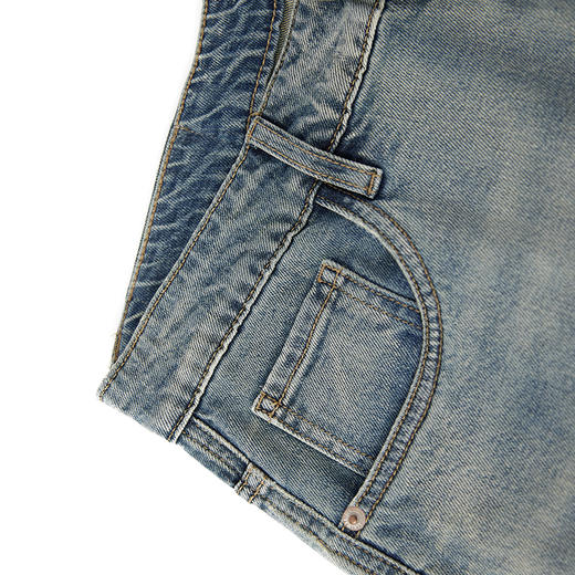 HX 夏季水洗萝卜牛仔长裤Z201520008101 商品图3