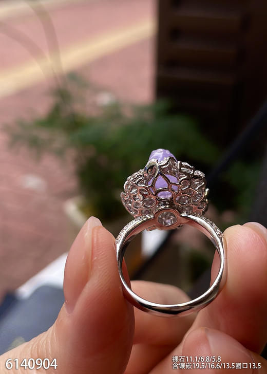 6140904，紫罗兰貔貅戒指。具体价格微信咨询 商品图6