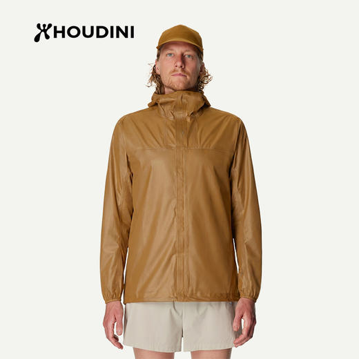 HOUDINI胡丁尼 The Orange 橘子 户外男款3层防水带帽外套810006 商品图8