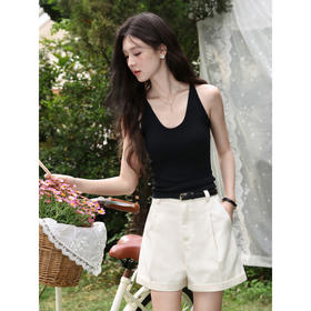 鹿向南【0420/20:00新品前1小时7折限量100件】黑色背心