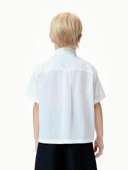 8楼摩安珂儿童little MO&Co.26年夏季新款100%新疆棉翻领短袖衬衫 KBF2SHT012【吊牌价：499元 ，活动价：449元】 商品图3