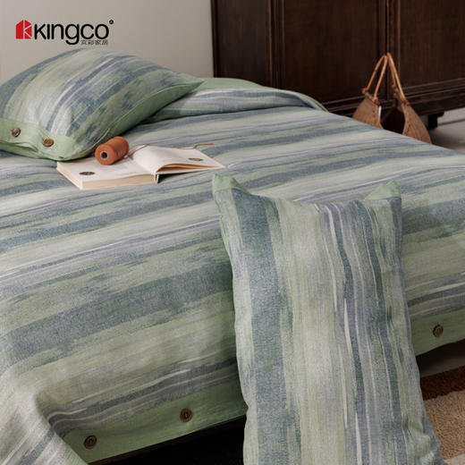 KINGCO京彩2026春夏新款纱布件套---奥丽绿 商品图3