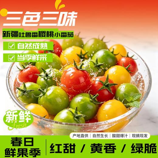 新疆吐鲁番 爆汁樱桃小番茄 酸甜爆汁 商品图3