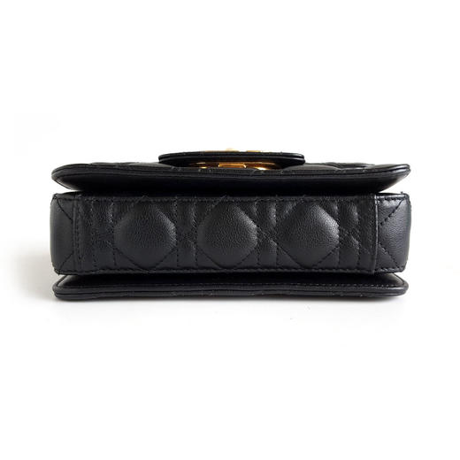 【95新】Dior迪奥Jolie系列黑色金扣迷你mini Jolie珍珠链条单肩包女士150426AK04 商品图5