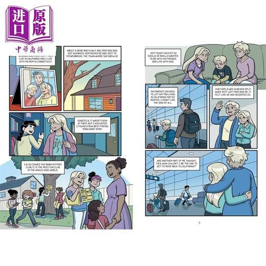 预售 【中商原版】保姆俱乐部 图像小说 19 海边黎明 Dawn on the Coast A Graphic Novel 英文原版 Arley Nopra Ann M Martin 商品图2
