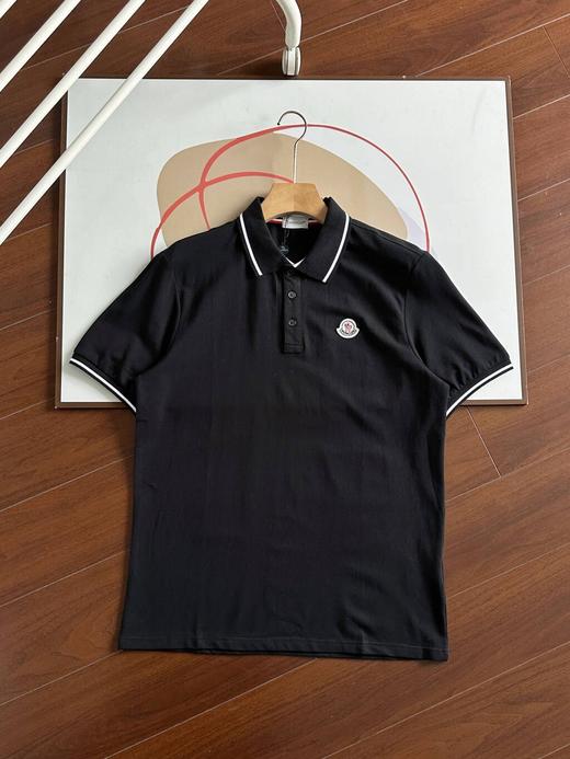 蒙口男款短袖Polo衫，胸口圆标贴布绣工艺 商品图2