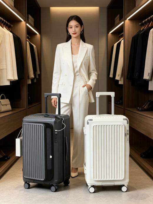 出游必备神器❗️买到就是赚到✈️【翻盖侧开口可扩展PC行李箱】新款行李箱登场❗ 20寸｜22寸｜24寸｜26寸｜28寸 宇宙最多尺码可选 翻盖侧开口可扩展 商品图0