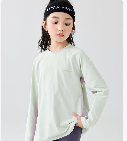 直发【两件拍】110-180码，山系轻户外风， 儿童宣纸速干防晒长袖T恤 商品图4