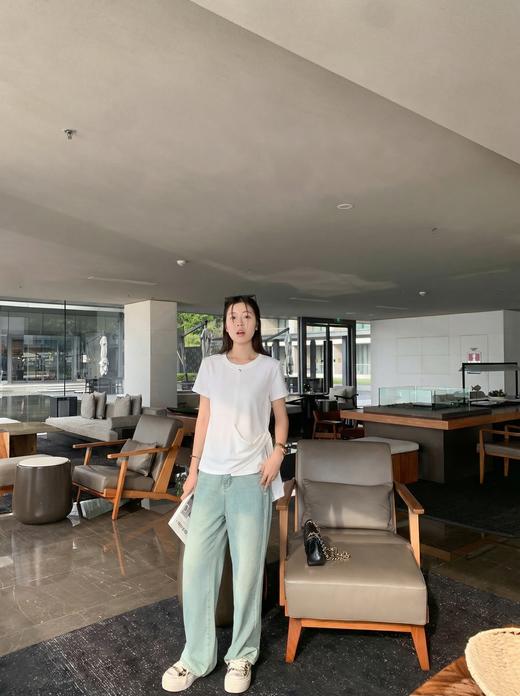 <曾小咸推荐>4.19现货秒杀 ！微信超特价！韩系不规则下摆短袖 日常139.99 立减80 秒杀59.99！！ 商品图6