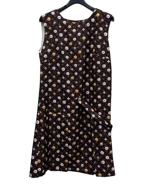 女款印花侧带背心裙zo 商品图0