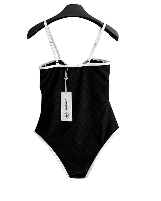 女款连体提花泳衣he025 商品图1