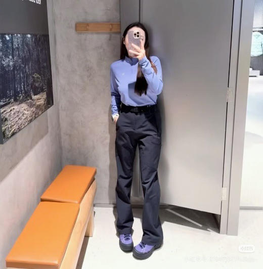 KL女士防泼水防风软壳裤冲锋裤041801 商品图1